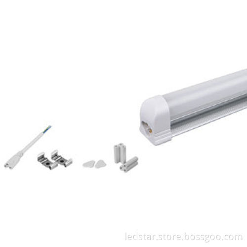 Compact Structure Integrated 3014 SMD 0.6m T5 LED Tubes with 9W Power, 810lm Luminous Flux
